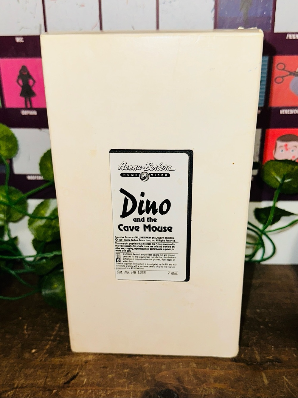 Vintage Dino and the Cave Mouse Flintstones Hanna Barbera VHS Tape Cartoon
